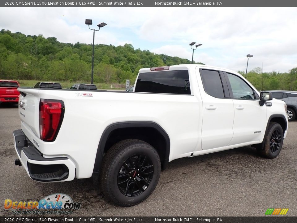 2020 GMC Sierra 1500 Elevation Double Cab 4WD Summit White / Jet Black Photo #5