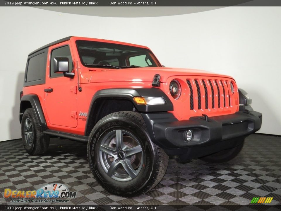 2019 Jeep Wrangler Sport 4x4 Punk'n Metallic / Black Photo #1