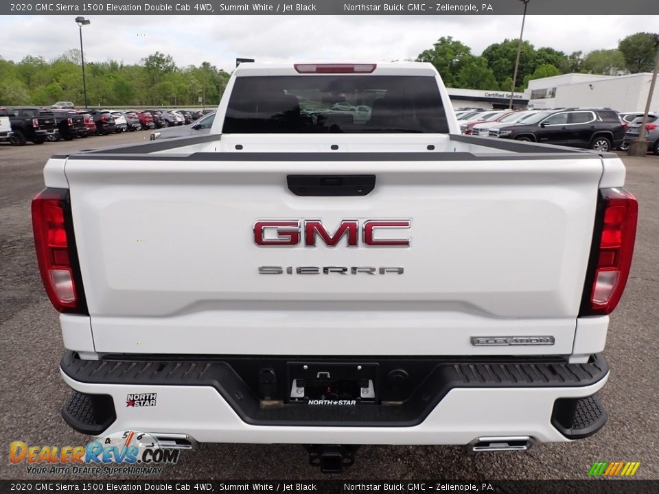 2020 GMC Sierra 1500 Elevation Double Cab 4WD Summit White / Jet Black Photo #6