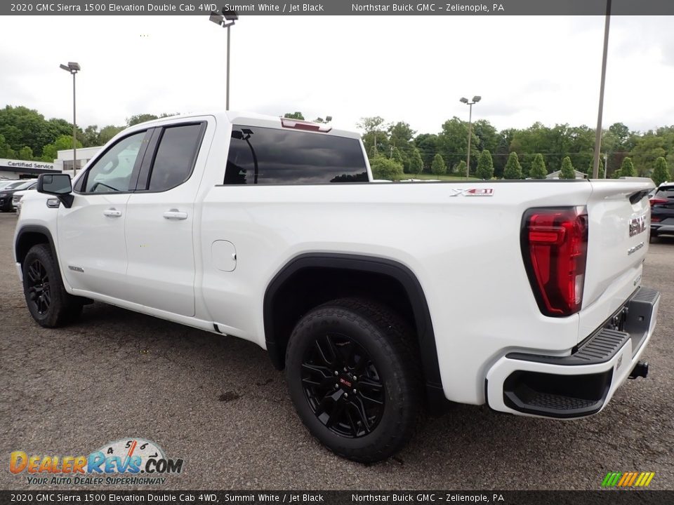 2020 GMC Sierra 1500 Elevation Double Cab 4WD Summit White / Jet Black Photo #7
