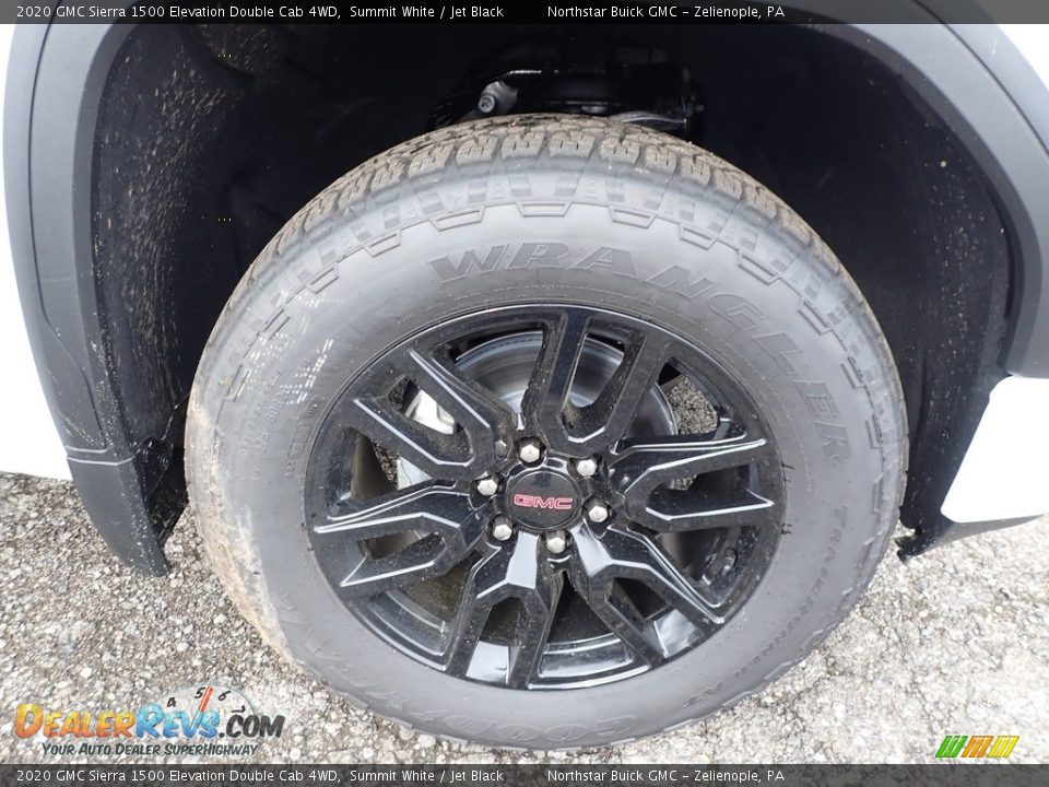 2020 GMC Sierra 1500 Elevation Double Cab 4WD Summit White / Jet Black Photo #9