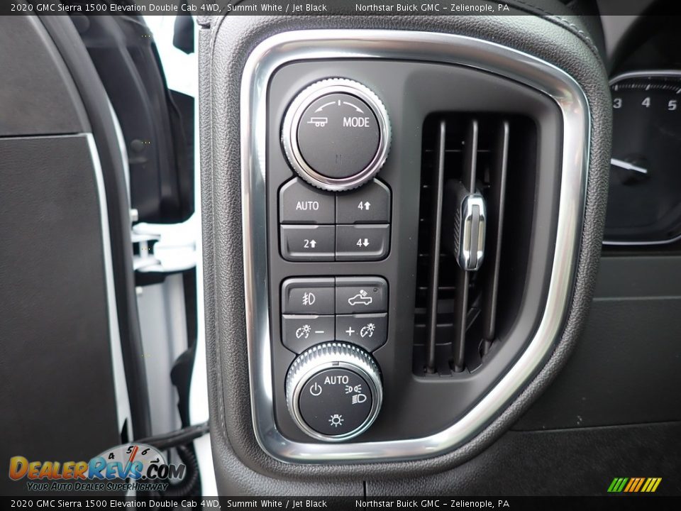 2020 GMC Sierra 1500 Elevation Double Cab 4WD Summit White / Jet Black Photo #10