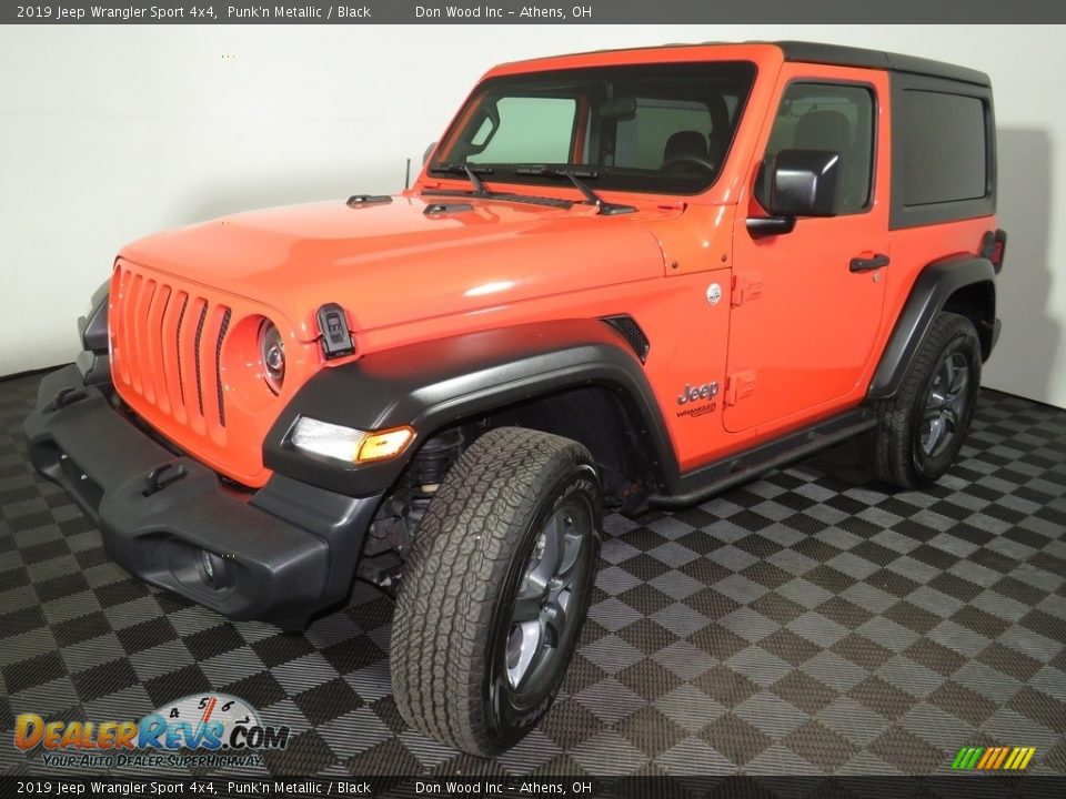 2019 Jeep Wrangler Sport 4x4 Punk'n Metallic / Black Photo #7