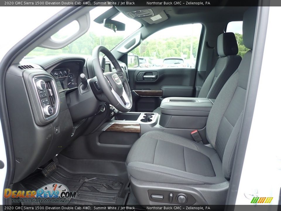 2020 GMC Sierra 1500 Elevation Double Cab 4WD Summit White / Jet Black Photo #13