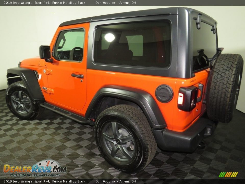 2019 Jeep Wrangler Sport 4x4 Punk'n Metallic / Black Photo #9