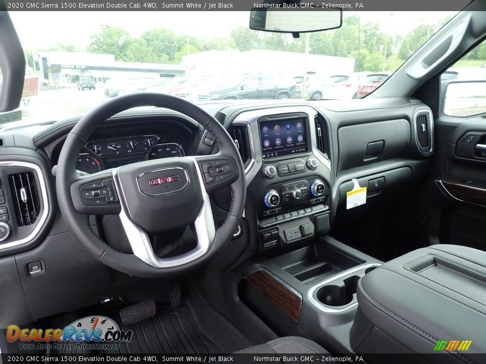 2020 GMC Sierra 1500 Elevation Double Cab 4WD Summit White / Jet Black Photo #15