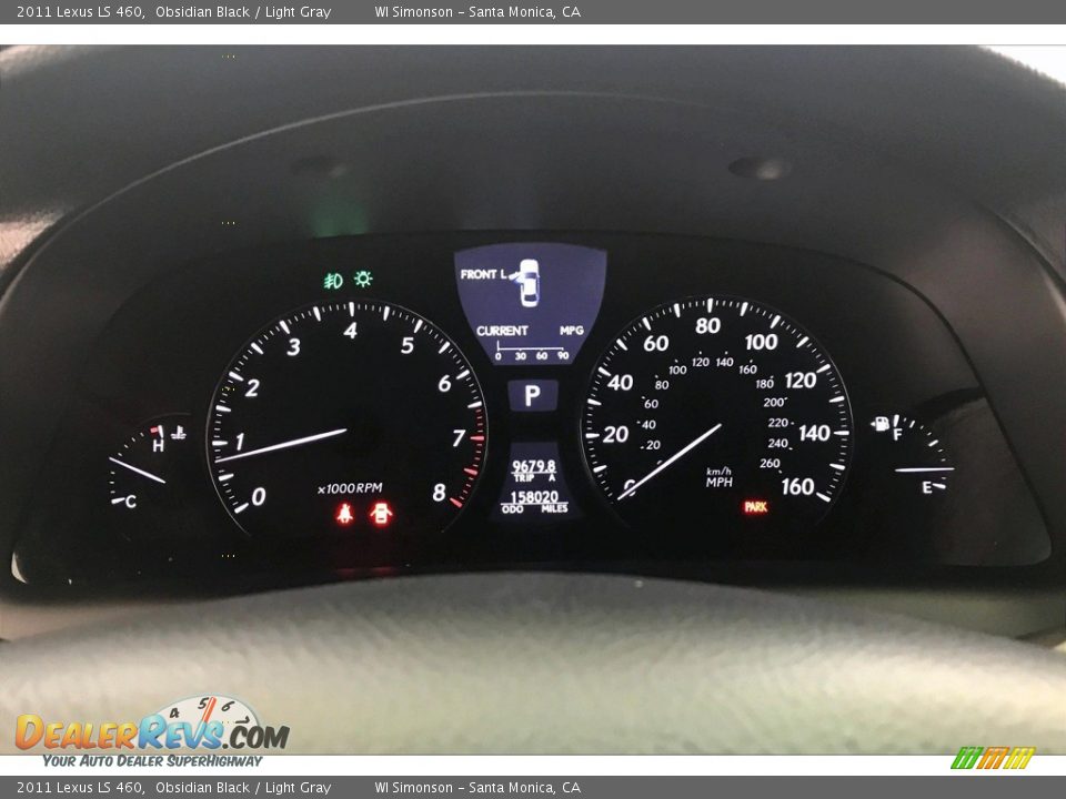 2011 Lexus LS 460 Gauges Photo #20