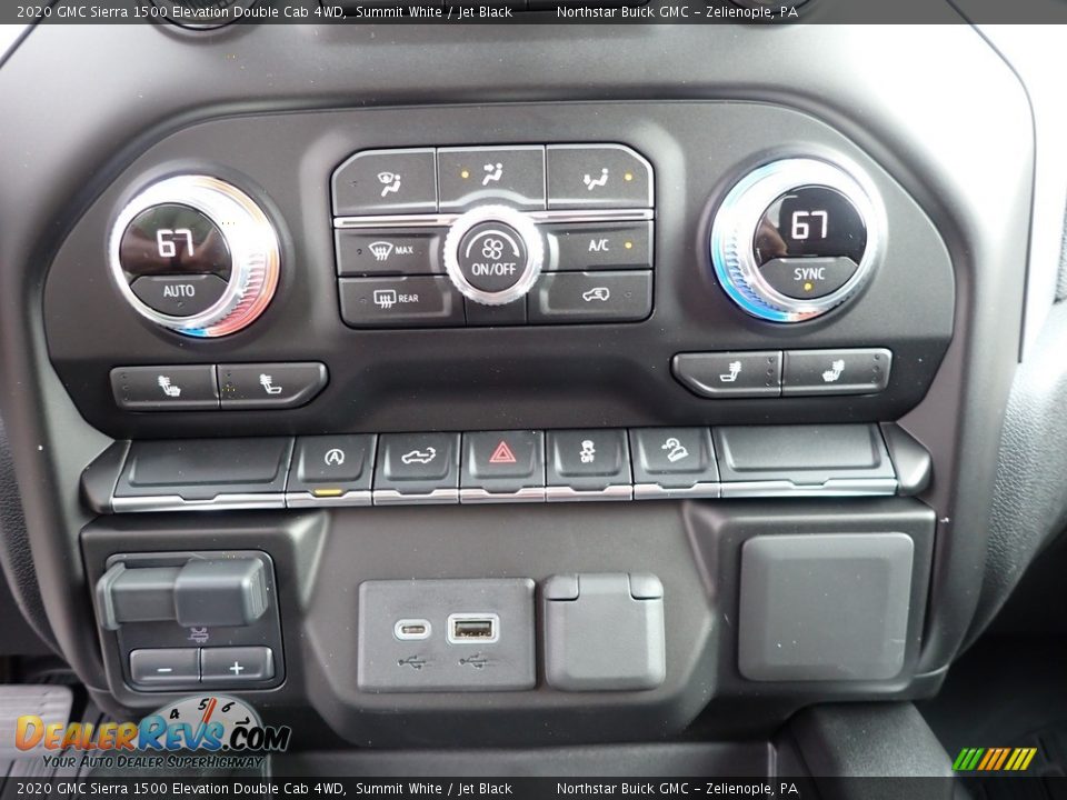 2020 GMC Sierra 1500 Elevation Double Cab 4WD Summit White / Jet Black Photo #19