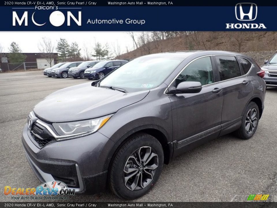 2020 Honda CR-V EX-L AWD Sonic Gray Pearl / Gray Photo #1