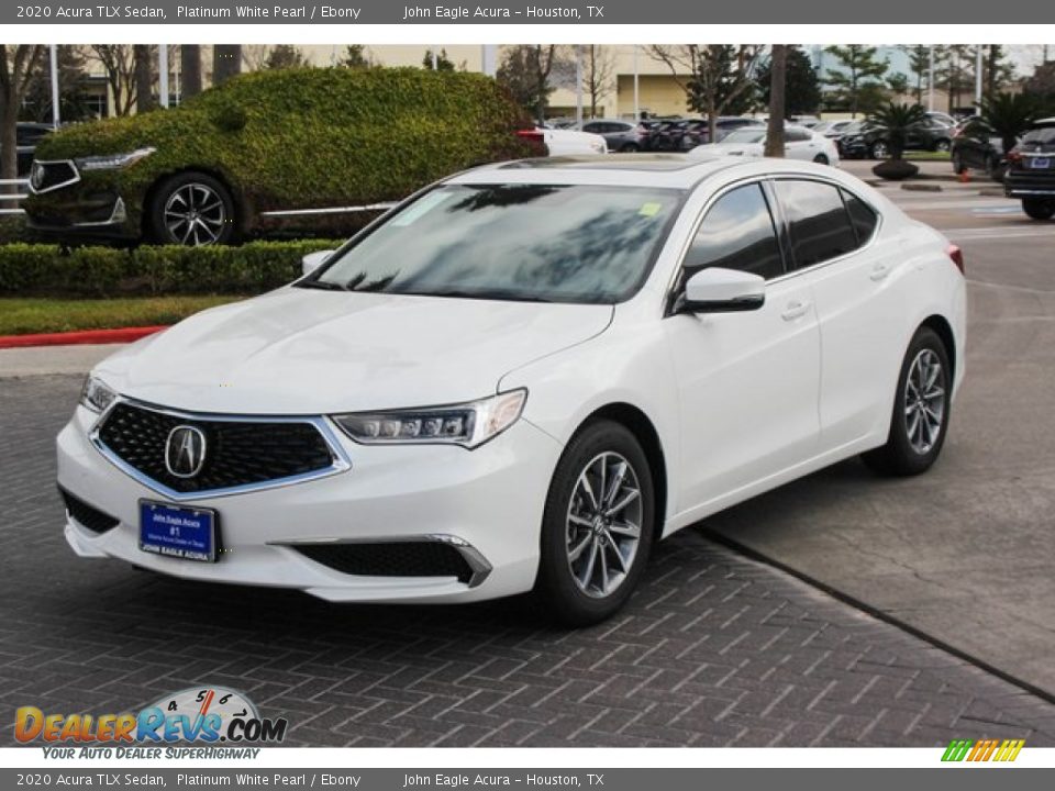 2020 Acura TLX Sedan Platinum White Pearl / Ebony Photo #4