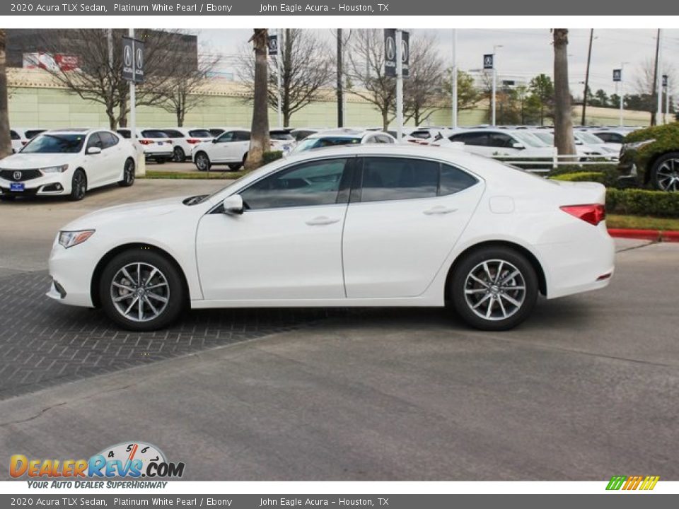 2020 Acura TLX Sedan Platinum White Pearl / Ebony Photo #5