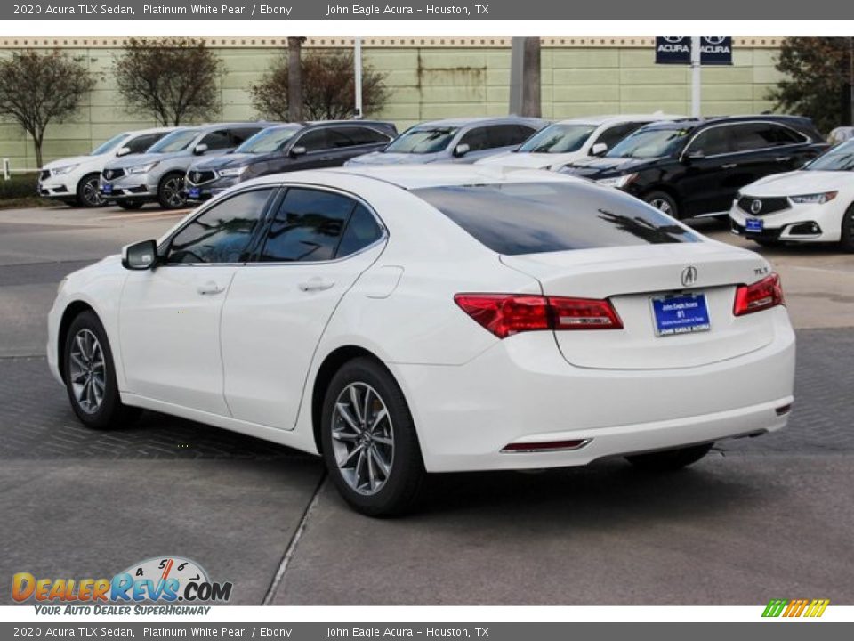 2020 Acura TLX Sedan Platinum White Pearl / Ebony Photo #6