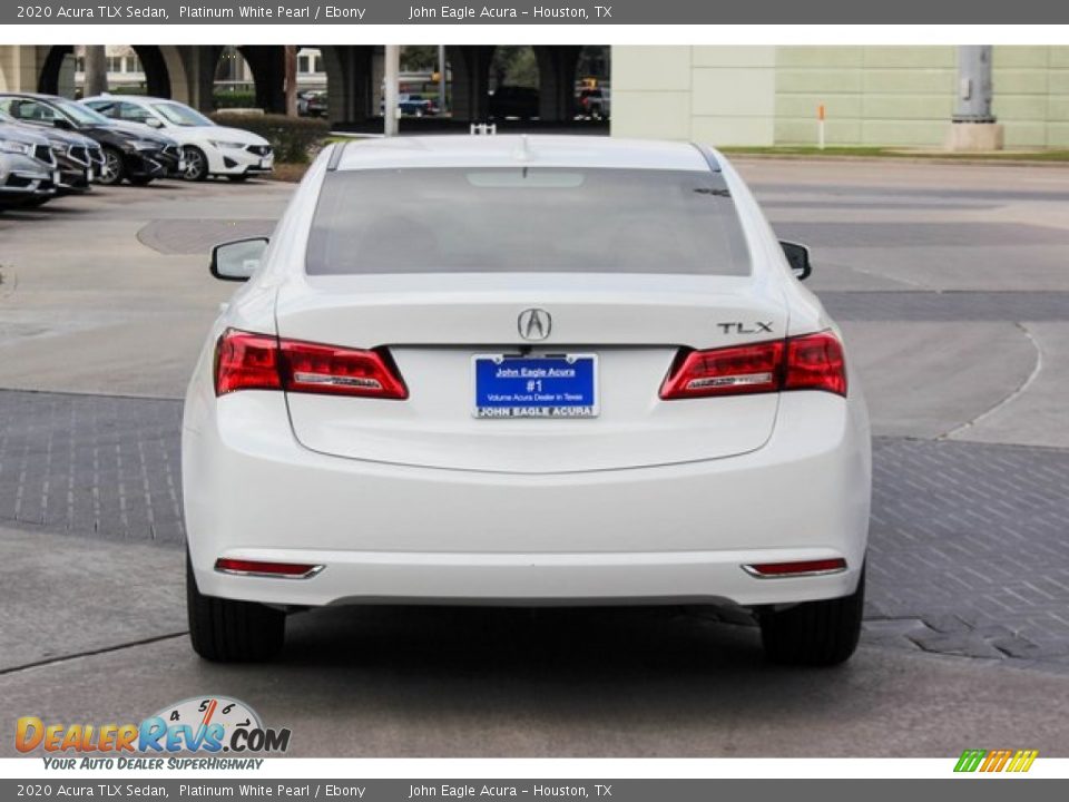 2020 Acura TLX Sedan Platinum White Pearl / Ebony Photo #7