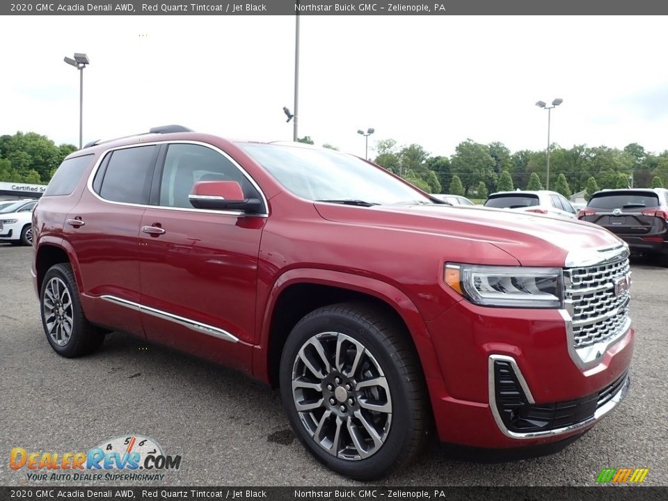 2020 GMC Acadia Denali AWD Red Quartz Tintcoat / Jet Black Photo #3
