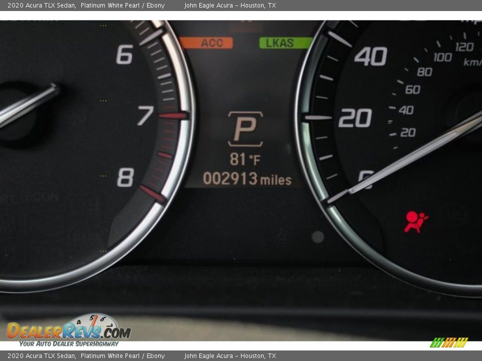 2020 Acura TLX Sedan Platinum White Pearl / Ebony Photo #12
