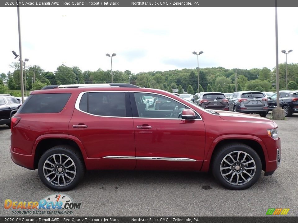 2020 GMC Acadia Denali AWD Red Quartz Tintcoat / Jet Black Photo #4