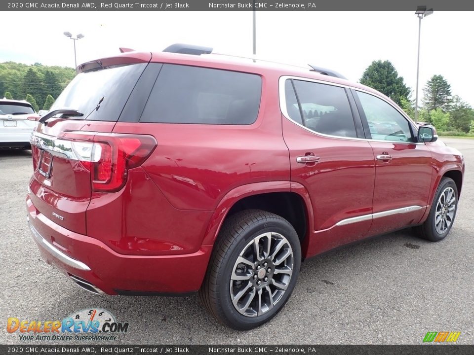 2020 GMC Acadia Denali AWD Red Quartz Tintcoat / Jet Black Photo #5