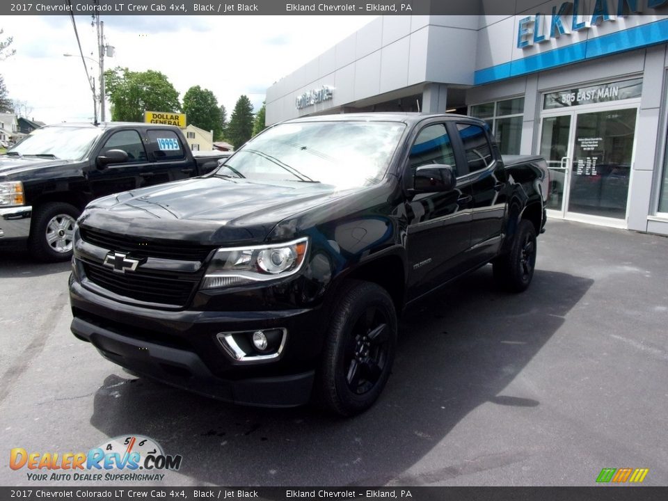2017 Chevrolet Colorado LT Crew Cab 4x4 Black / Jet Black Photo #1