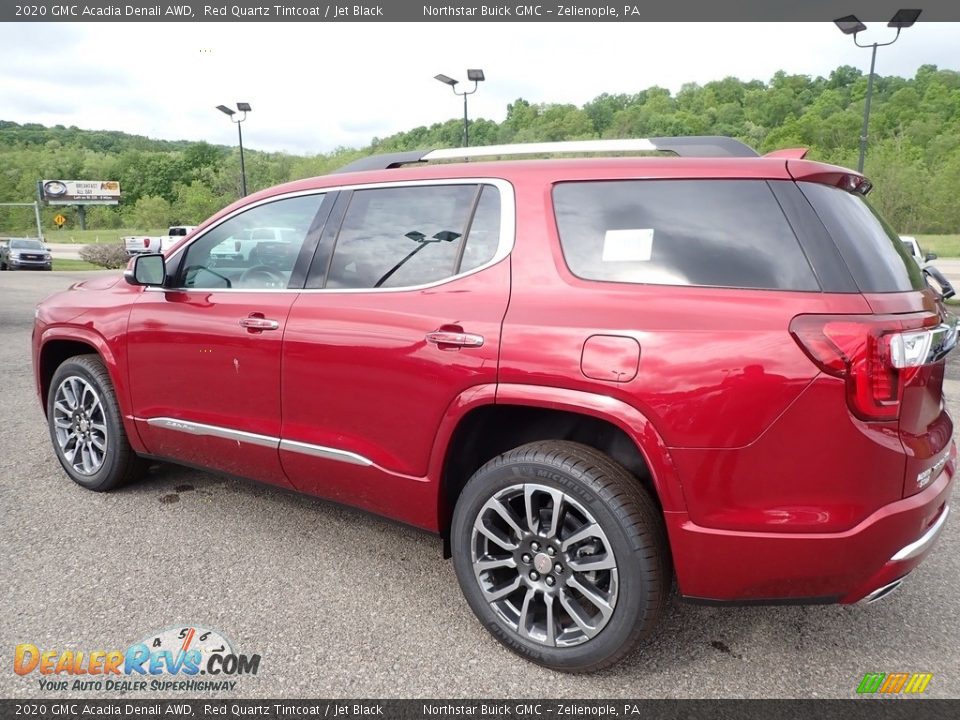 2020 GMC Acadia Denali AWD Red Quartz Tintcoat / Jet Black Photo #8