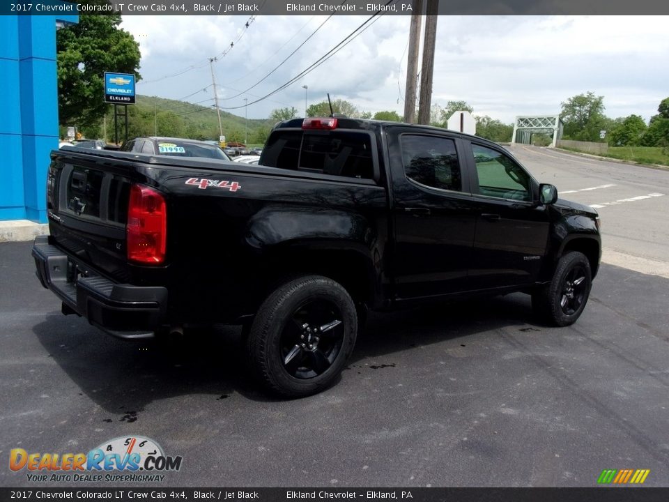 2017 Chevrolet Colorado LT Crew Cab 4x4 Black / Jet Black Photo #4