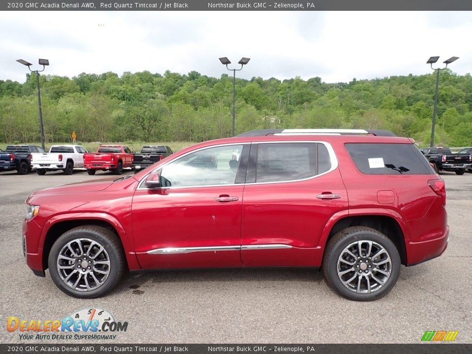 2020 GMC Acadia Denali AWD Red Quartz Tintcoat / Jet Black Photo #9