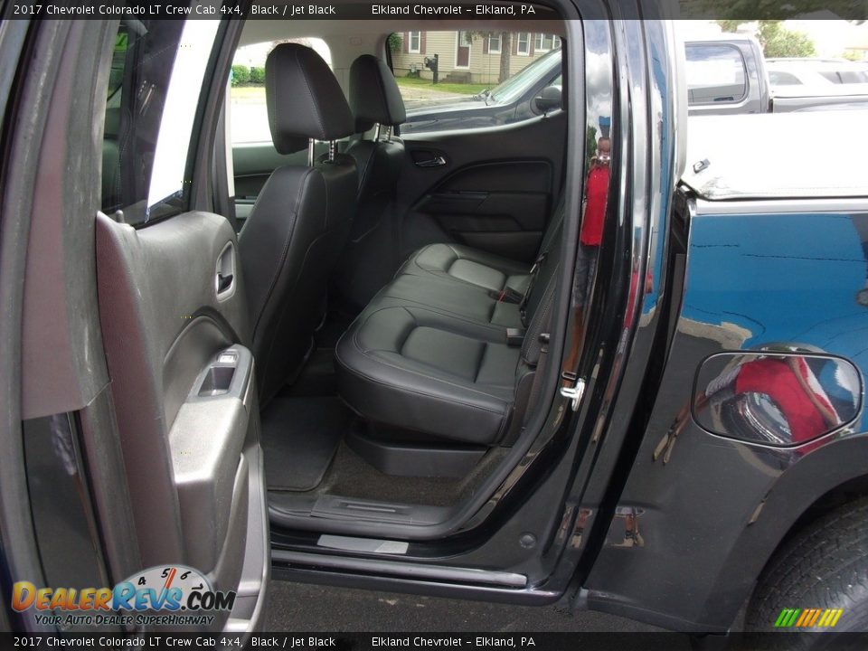 2017 Chevrolet Colorado LT Crew Cab 4x4 Black / Jet Black Photo #11