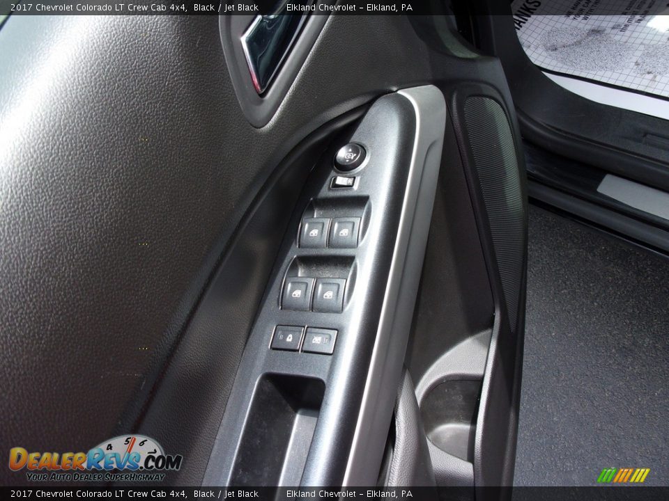 2017 Chevrolet Colorado LT Crew Cab 4x4 Black / Jet Black Photo #14