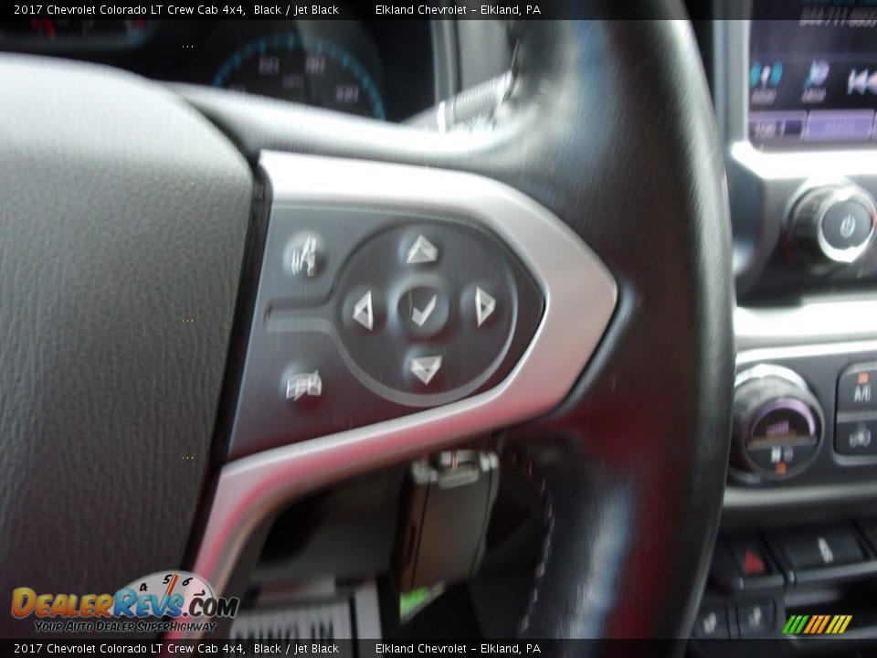 2017 Chevrolet Colorado LT Crew Cab 4x4 Black / Jet Black Photo #19
