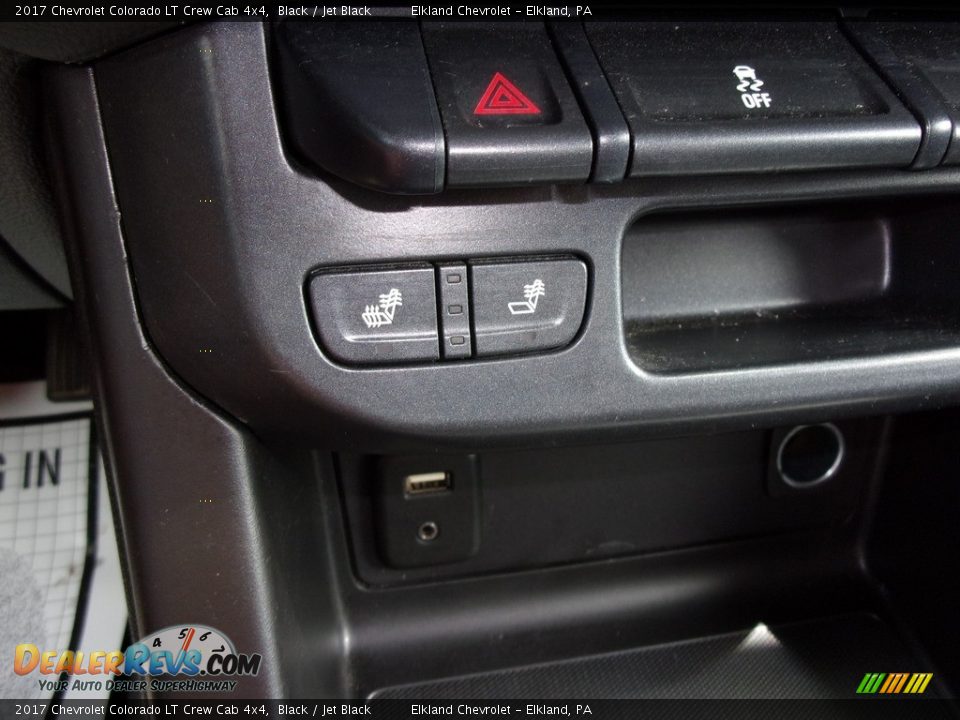 2017 Chevrolet Colorado LT Crew Cab 4x4 Black / Jet Black Photo #23