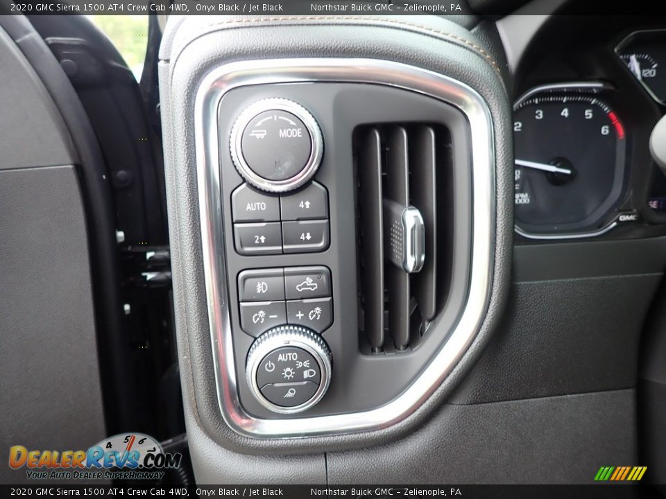 Controls of 2020 GMC Sierra 1500 AT4 Crew Cab 4WD Photo #12