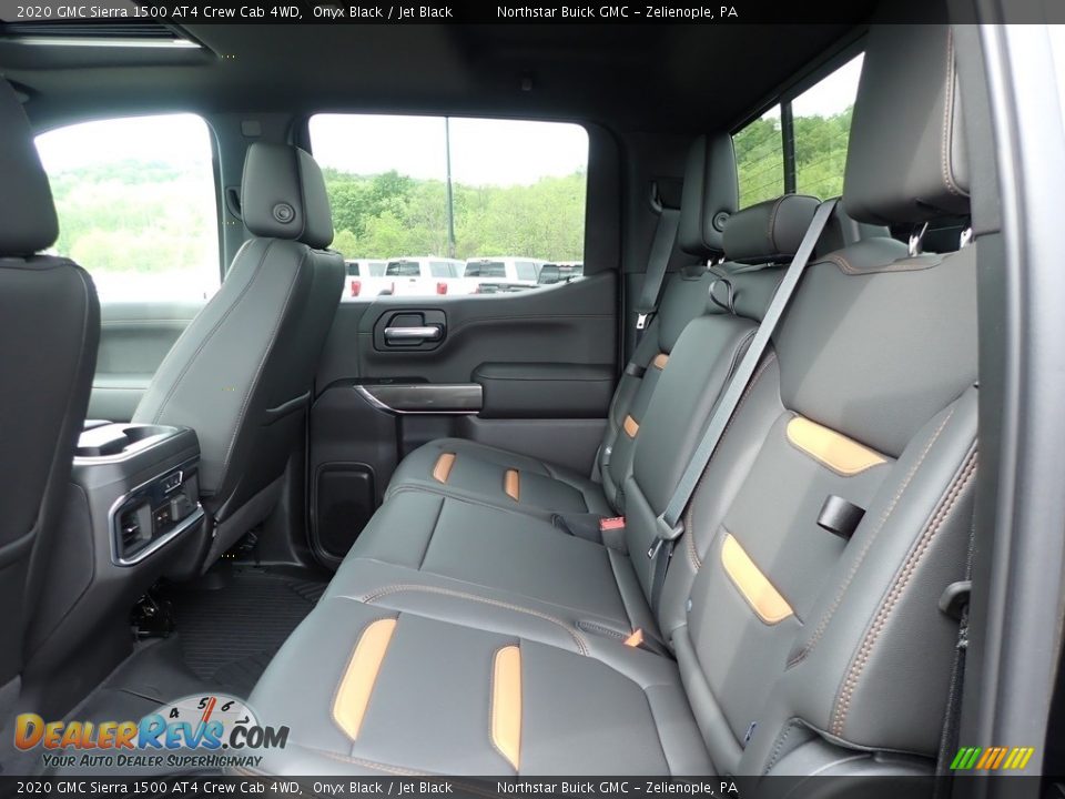Rear Seat of 2020 GMC Sierra 1500 AT4 Crew Cab 4WD Photo #14