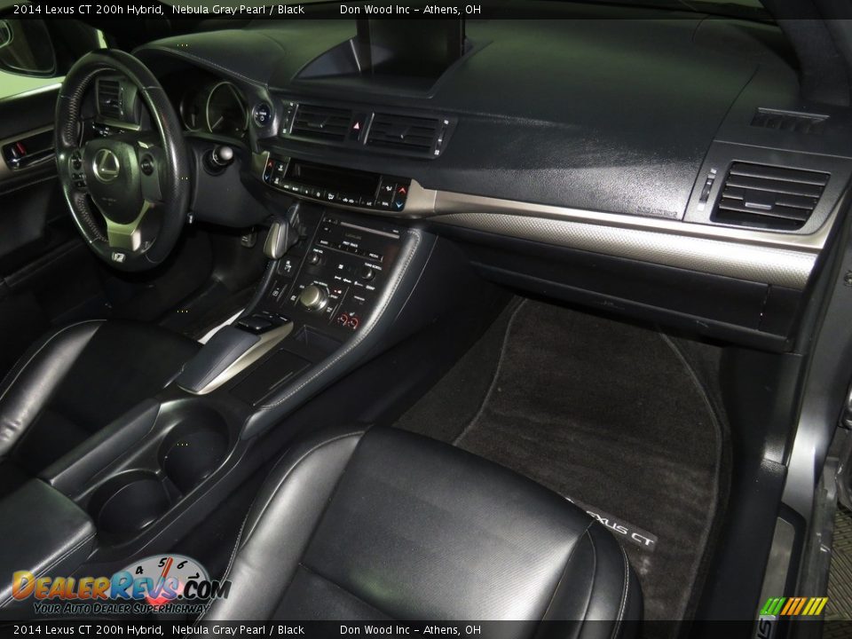 2014 Lexus CT 200h Hybrid Nebula Gray Pearl / Black Photo #27