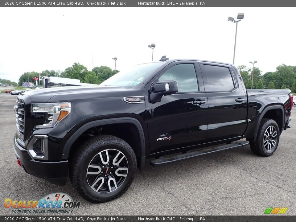 Onyx Black 2020 GMC Sierra 1500 AT4 Crew Cab 4WD Photo #1
