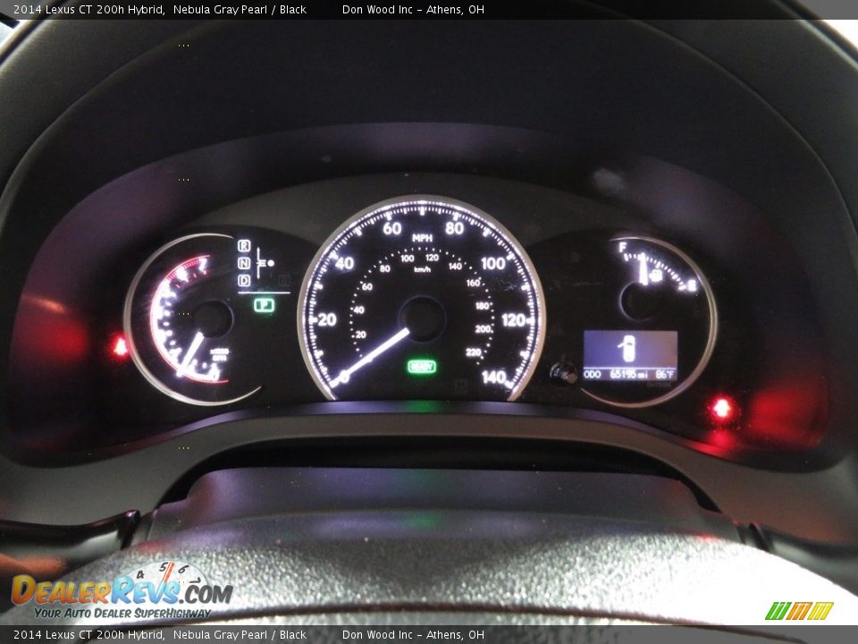 2014 Lexus CT 200h Hybrid Gauges Photo #28