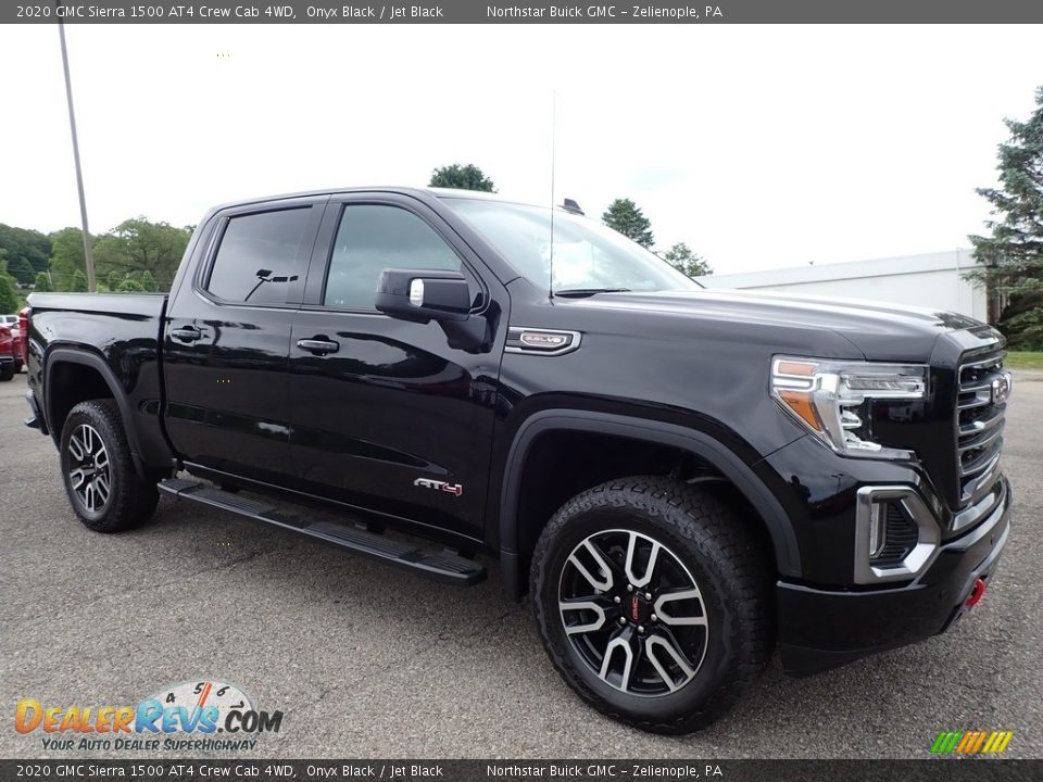 2020 GMC Sierra 1500 AT4 Crew Cab 4WD Onyx Black / Jet Black Photo #3