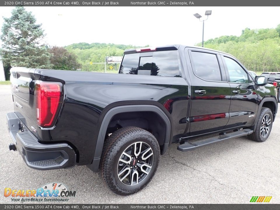 Onyx Black 2020 GMC Sierra 1500 AT4 Crew Cab 4WD Photo #5