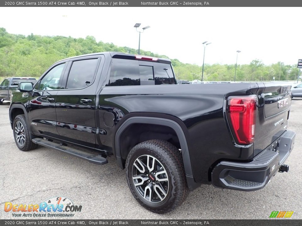 2020 GMC Sierra 1500 AT4 Crew Cab 4WD Onyx Black / Jet Black Photo #7