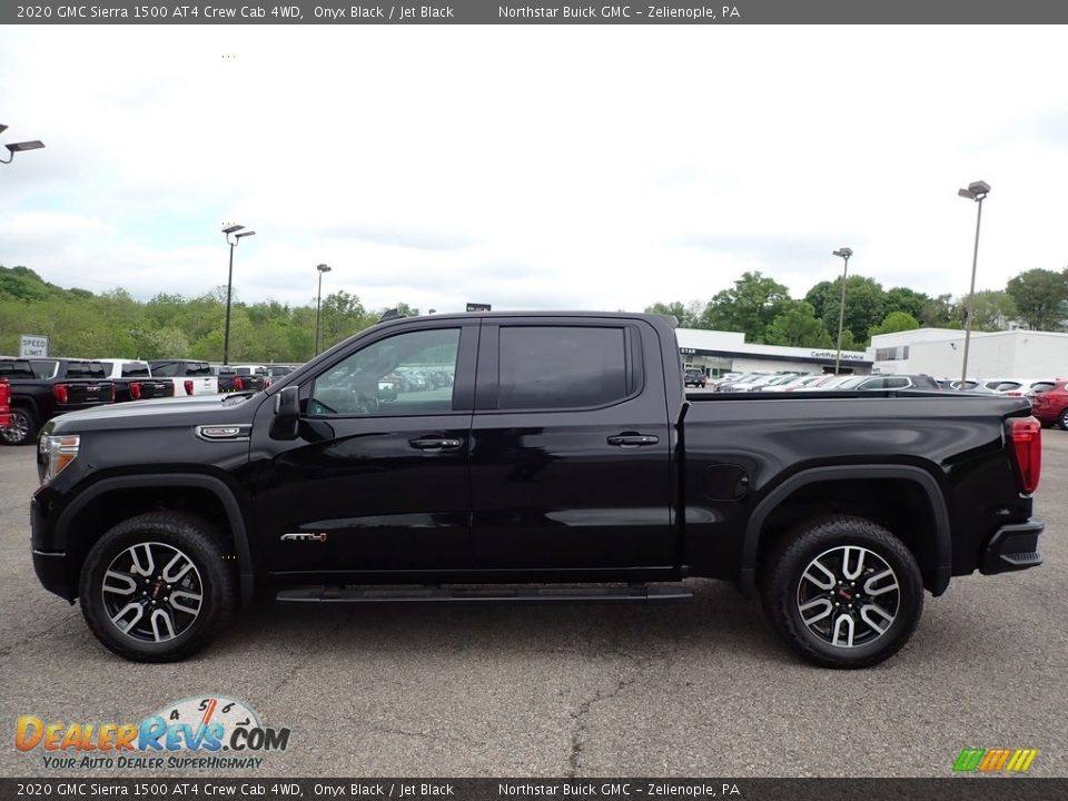 2020 GMC Sierra 1500 AT4 Crew Cab 4WD Onyx Black / Jet Black Photo #8
