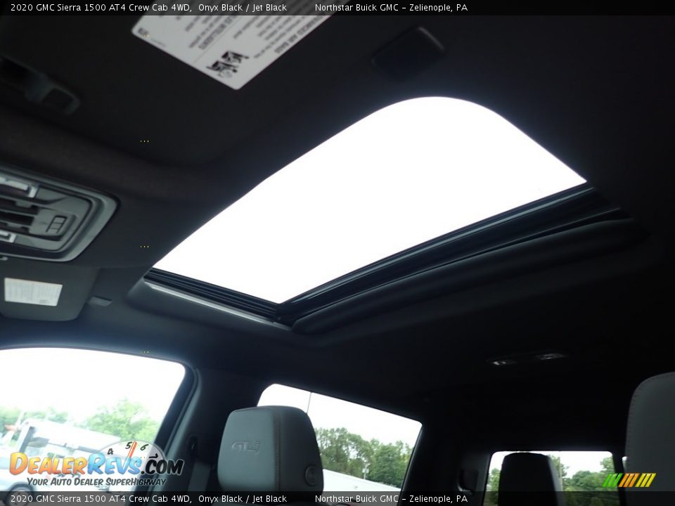 2020 GMC Sierra 1500 AT4 Crew Cab 4WD Onyx Black / Jet Black Photo #13