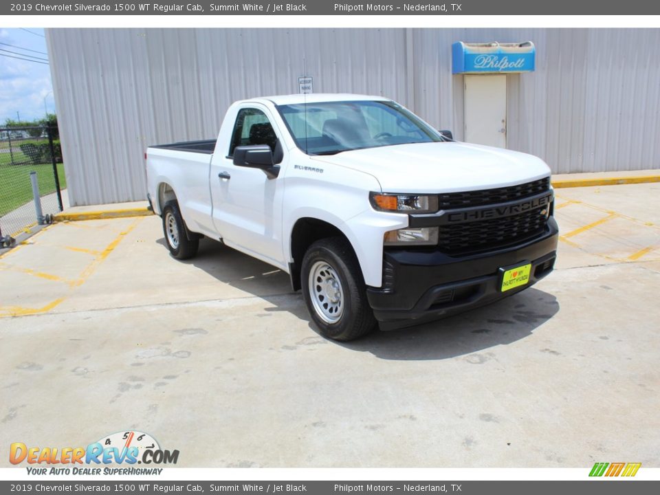 2019 Chevrolet Silverado 1500 WT Regular Cab Summit White / Jet Black Photo #2