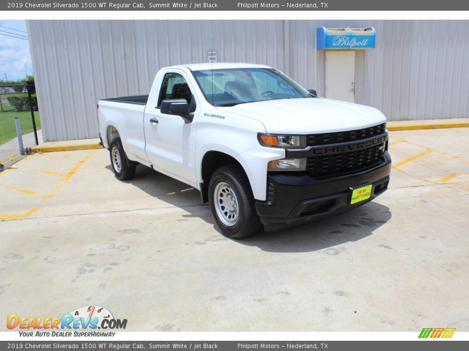 2019 Chevrolet Silverado 1500 WT Regular Cab Summit White / Jet Black Photo #3