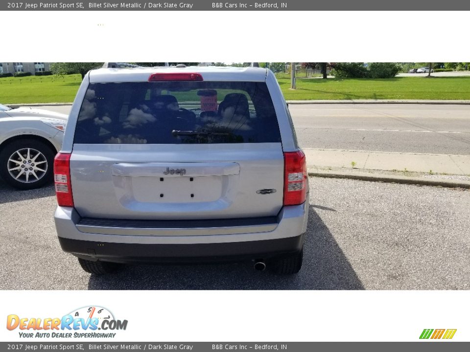 2017 Jeep Patriot Sport SE Billet Silver Metallic / Dark Slate Gray Photo #4