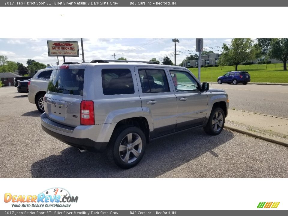 2017 Jeep Patriot Sport SE Billet Silver Metallic / Dark Slate Gray Photo #5