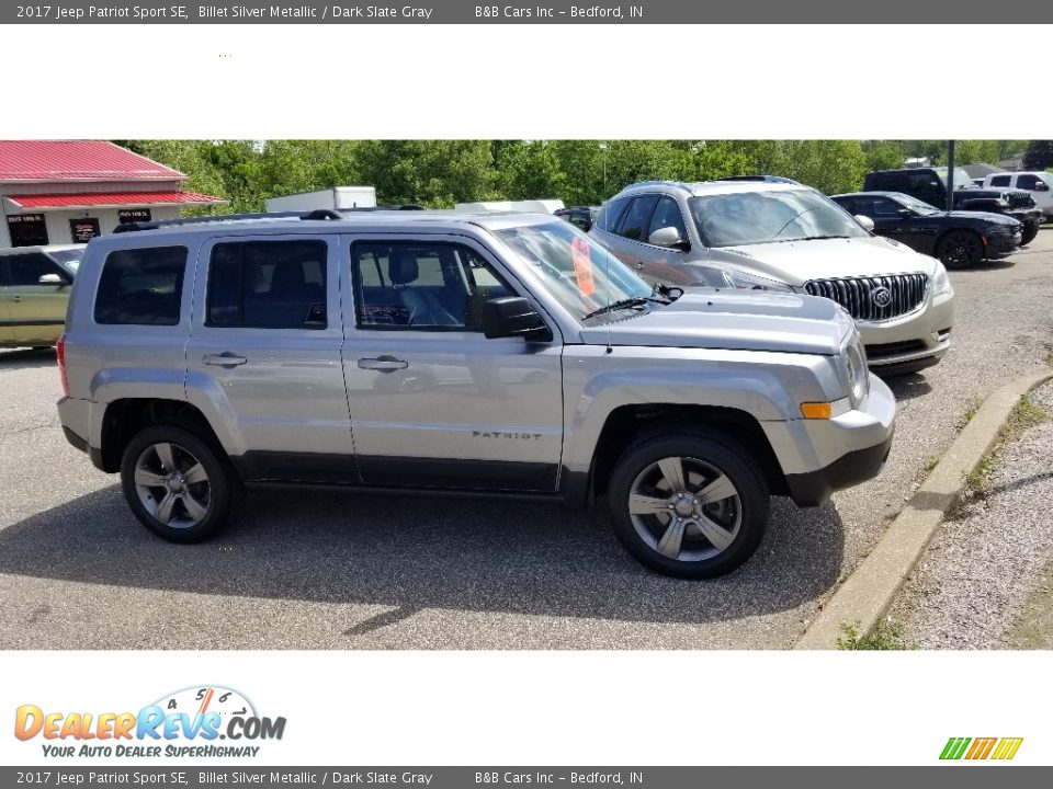 2017 Jeep Patriot Sport SE Billet Silver Metallic / Dark Slate Gray Photo #6