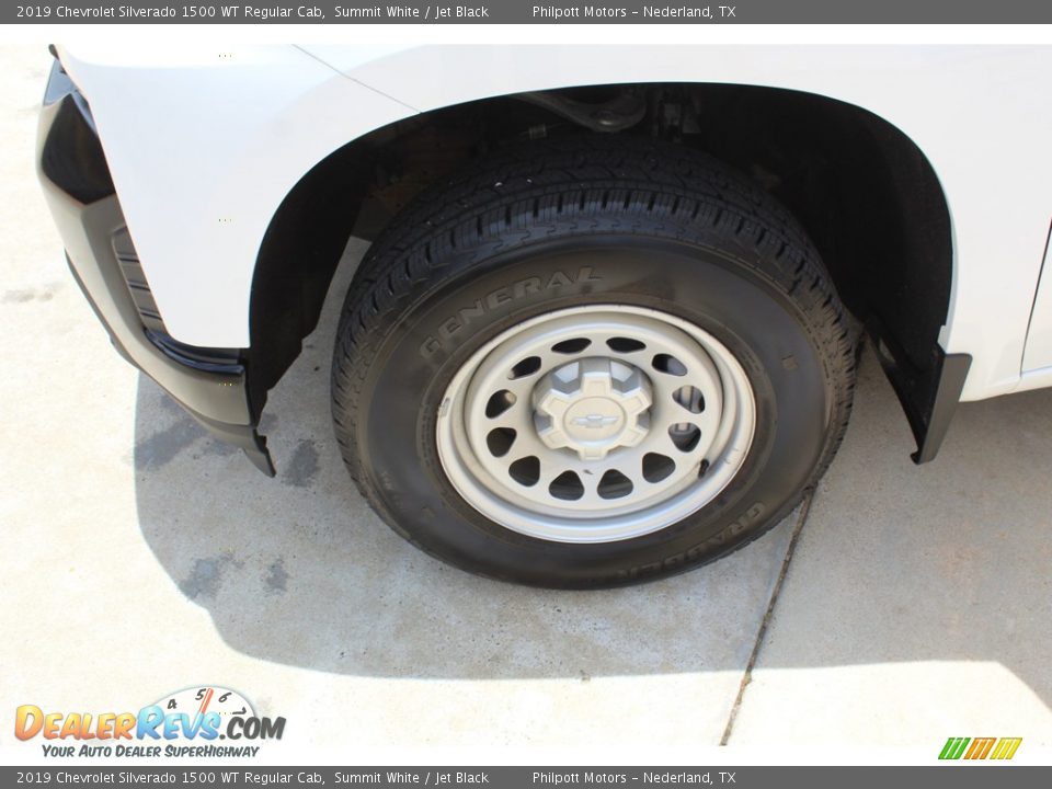 2019 Chevrolet Silverado 1500 WT Regular Cab Summit White / Jet Black Photo #7