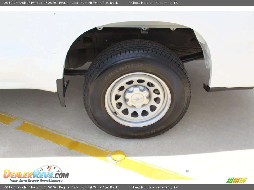 2019 Chevrolet Silverado 1500 WT Regular Cab Summit White / Jet Black Photo #8