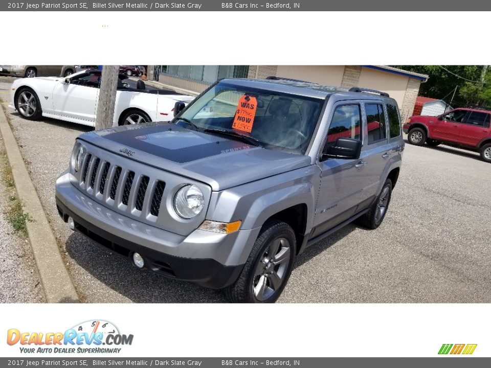 2017 Jeep Patriot Sport SE Billet Silver Metallic / Dark Slate Gray Photo #8