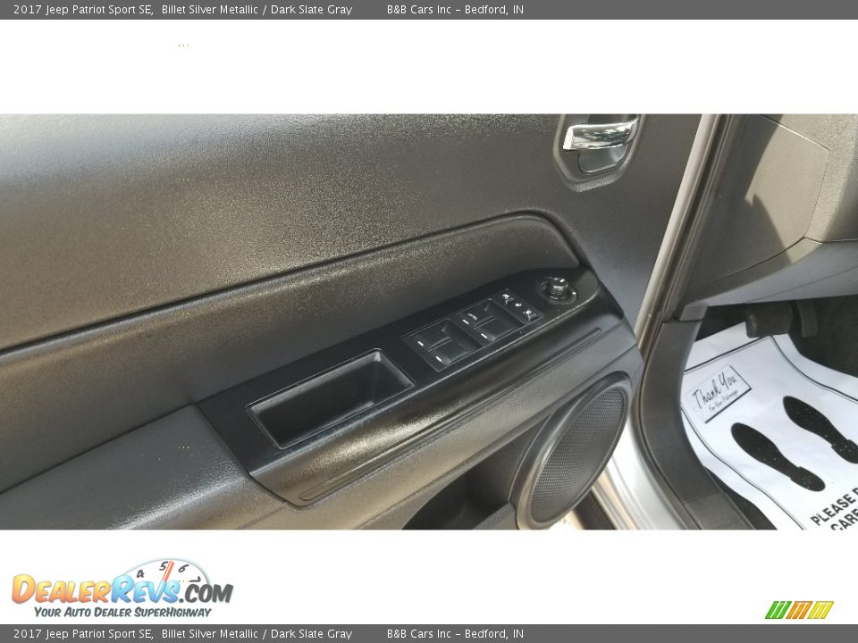 2017 Jeep Patriot Sport SE Billet Silver Metallic / Dark Slate Gray Photo #10