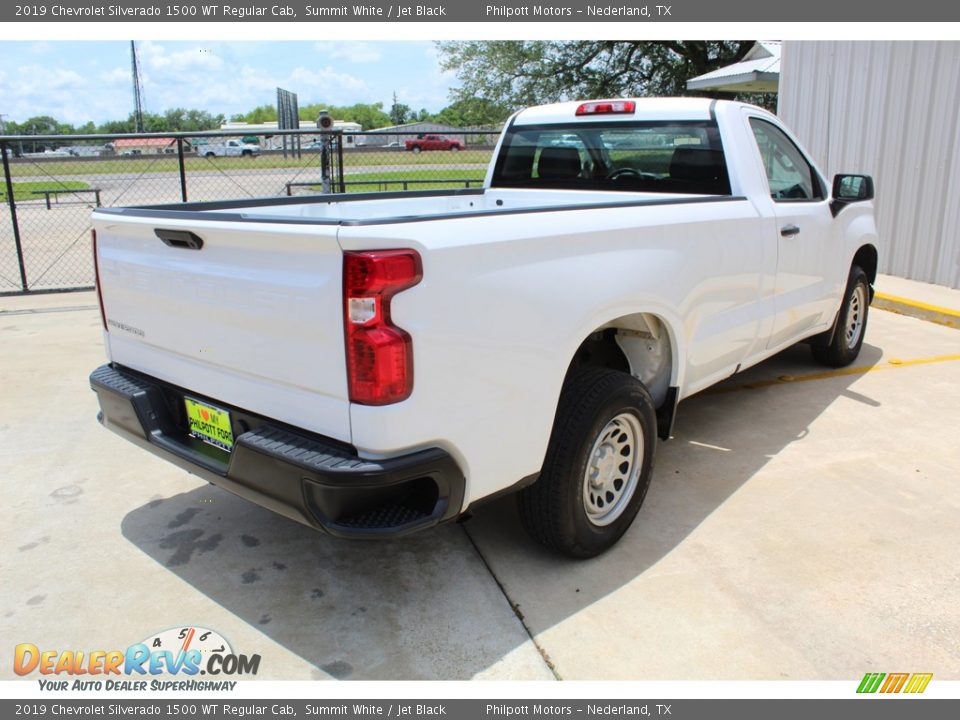 2019 Chevrolet Silverado 1500 WT Regular Cab Summit White / Jet Black Photo #12