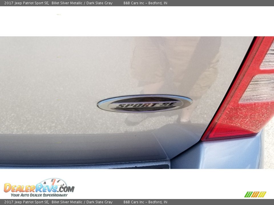 2017 Jeep Patriot Sport SE Billet Silver Metallic / Dark Slate Gray Photo #14